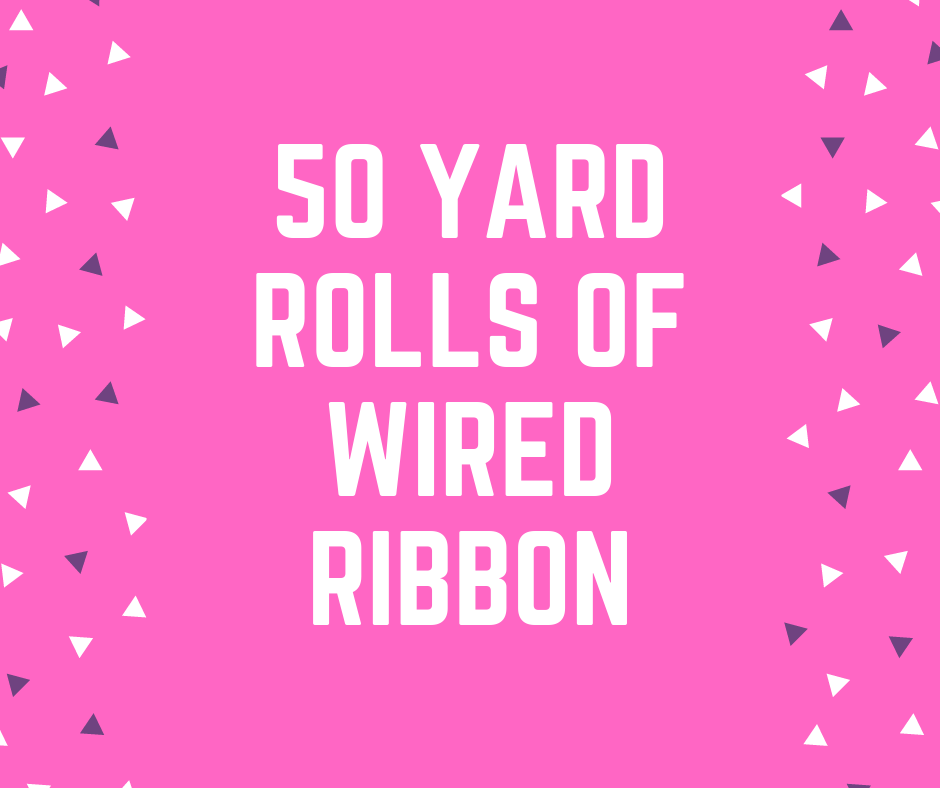 Valentine Ribbon, Tinsel Ribbon, Wired Ribbon, Holiday Ribbon, Pink Hearts  Ribbon, Wreath Ribbon, Wholesale Ribbon, PER YARD