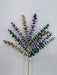 27"L Glittered Eucalyptus Spray X9 Mardi Gras HG3314 - DecoExchange