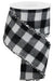 4"X10YD Fuzzy Buffalo PLAID/DRIFT Black/White RG08070CF
