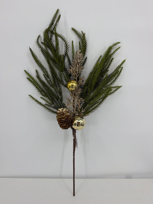 26in Branch-Golden Holiday Norfolk Pine IP510025