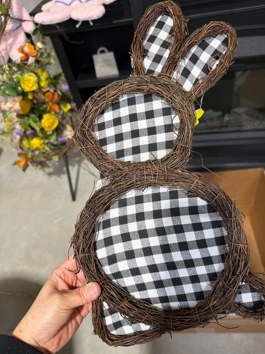 Twig Rabbit W8Xh15 62487BKWT - DecoExchange®