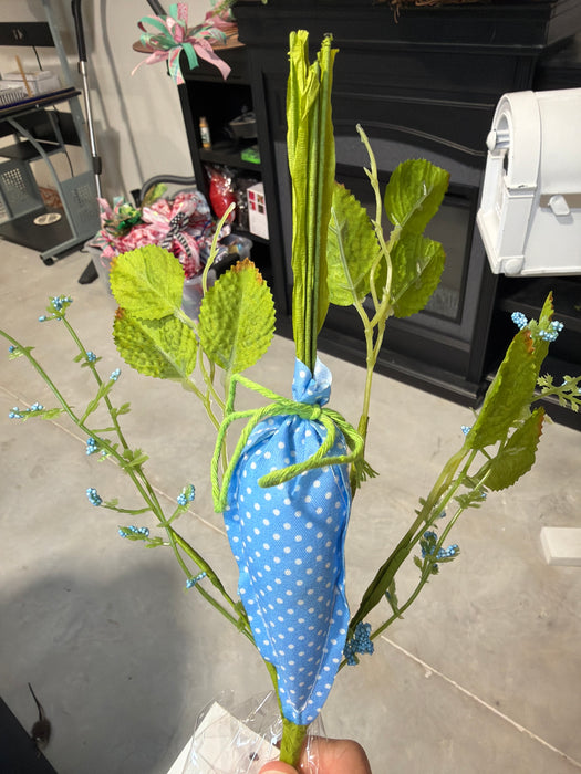 11In Pick-Fabic Stuffed Carrot X3-Blue IP35395