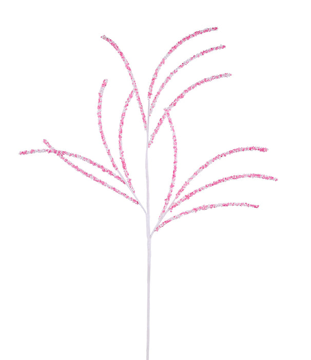32"L Mini Styro Bead Spray X3 Pink/White MN0568E5