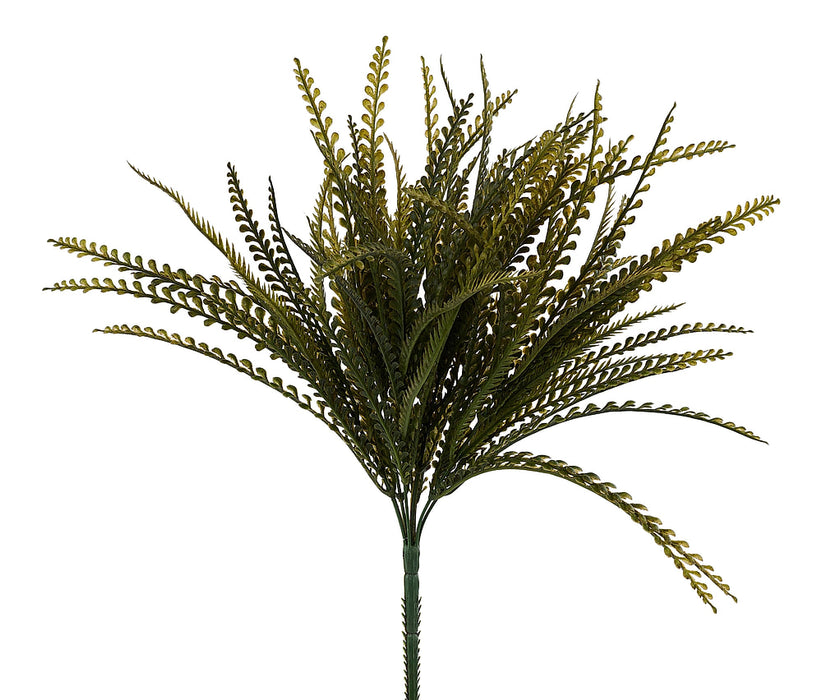 19"L Button Fern Bush X7 Green FG679509