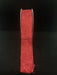 1.5"X10Y Ribbon RED ALL FLAT GLITTER X820609-12 - DecoExchange