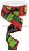 1.5’X10Yd Bold Brush Strokes/Royal Blk/Red/Lime/Emerald Rgc128102 Ribbon