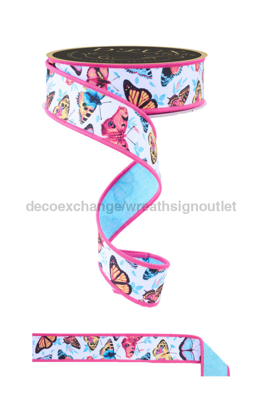 1.5’’X10Yd Butterflies/Fused Multi LX1007RT Ribbon