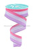 1.5’’X10Yd Faux 3-In-1 Vertical Stripe Lt Lavender/White/Lt Pink RGE1608G6 Ribbon