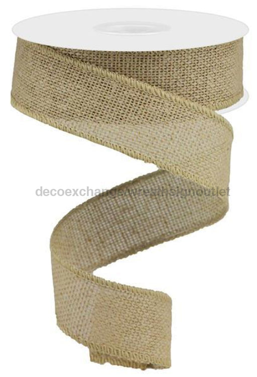 1.5"X10Yd Faux Burlap Natural RG01895 - DecoExchange