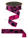 1.5’’X10Yd Giant Multi Polka Dots/Fused Black/Pink LX323511 Ribbon