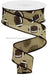 1.5’’X10Yd Glitter Football On Royal Lt Beige/White/Chocolate RGA117301 Ribbon