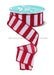 1.5’’X10Yd Horizontal Glitter Stripes White/Red RGF196667 Ribbon