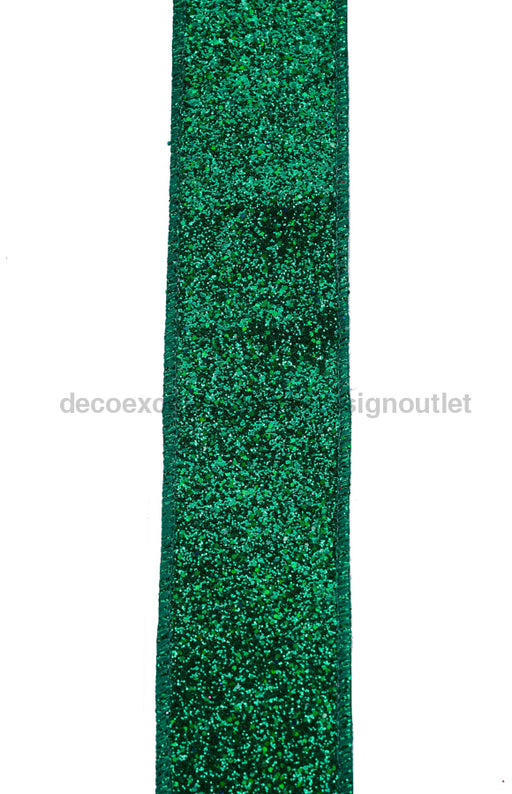 1.5’’X10Yd Laser Glitter Emerald Green Rgf153206 Ribbon