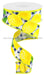 1.5’X10Yd Lemon W/Check White/Yellow/Navy Blue Rgc1112At Ribbon