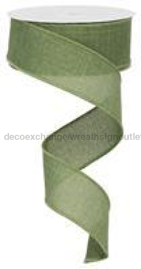 1.5"X10Yd Royal Burlap Clover Green RG1278AM - DecoExchange®