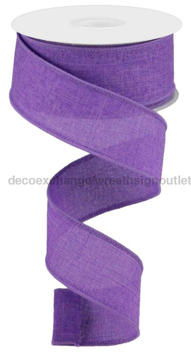 1.5’’X10Yd Royal Burlap Dark Lavender RG1278WF Ribbon