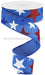1.5’’X10Yd Star On Royal Royal Blue/Red/White/Navy RG0192525 Ribbon