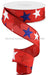 1.5’’X10Yd Star On Royal Red/White/Navy Blue RG0192524 Ribbon