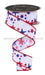 1.5’’X10Yd Stars White/Red/Royal Blue LS306627 Ribbon