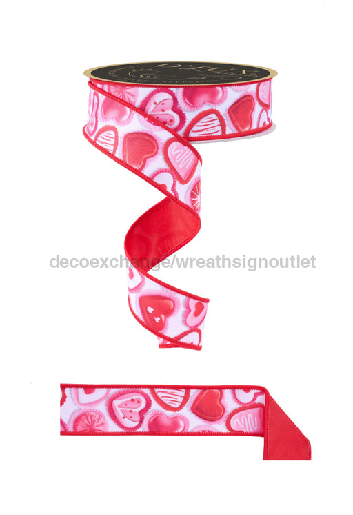 1.5’’X10Yd Valentine Candy/Fused Red/Pink/White Lx1011Y1 Ribbon