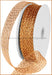 1.5"X30Yd Deco Flex Ribbon Brown With 18K Gold Foil RS400344 - DecoExchange