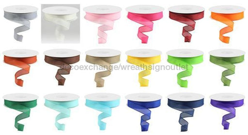 1.5"X50Yd Value Faux Burlap Assortment 18 Assorted Colors RC5003 - DecoExchange