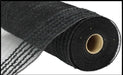10.25"X10Yd Drift/Pp Wide Border Mesh Black RY811402 - DecoExchange®