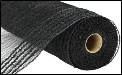 10.25"X10Yd Drift/Pp Wide Border Mesh Black RY811402 - DecoExchange®