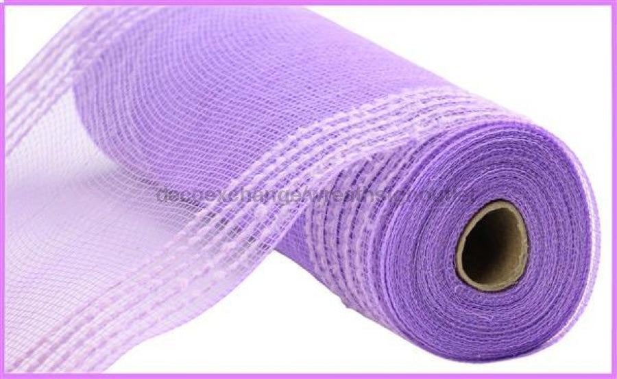 10.25"X10Yd Drift/Pp Wide Border Mesh Lavender RY811413 - DecoExchange®