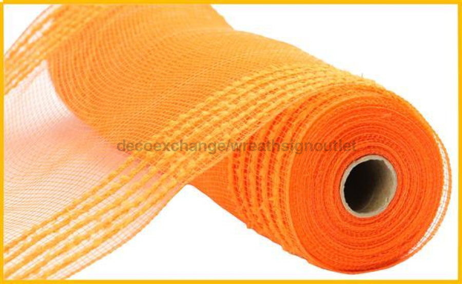 10.25"X10Yd Drift/Pp Wide Border Mesh Orange RY811420 - DecoExchange®