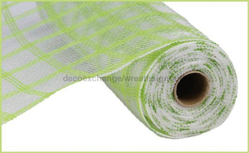 10.25X10Yd Faux Jute Check Mesh Fresh Green Ry8306F2