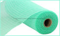 10.25"X10Yd Faux Jute/Pp Check Mint Green RY8313T9 - DecoExchange®