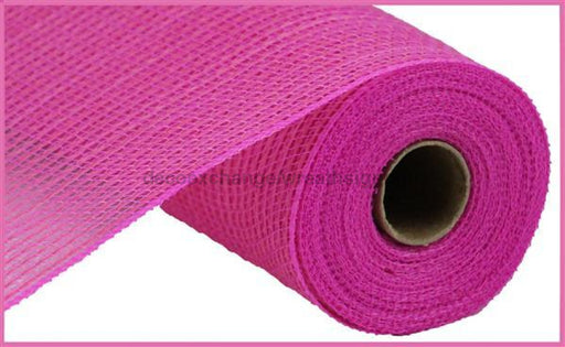 10.25"X10Yd Faux Jute/Pp Stripe Hot Pink RY831211 - DecoExchange