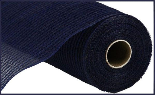 10.25"X10Yd Faux Jute/Pp Stripe Navy RY831219 - DecoExchange