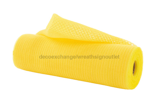10.25’’X10Yd Fine Weave Faux Jute Stripe Yellow RY500629 Mesh