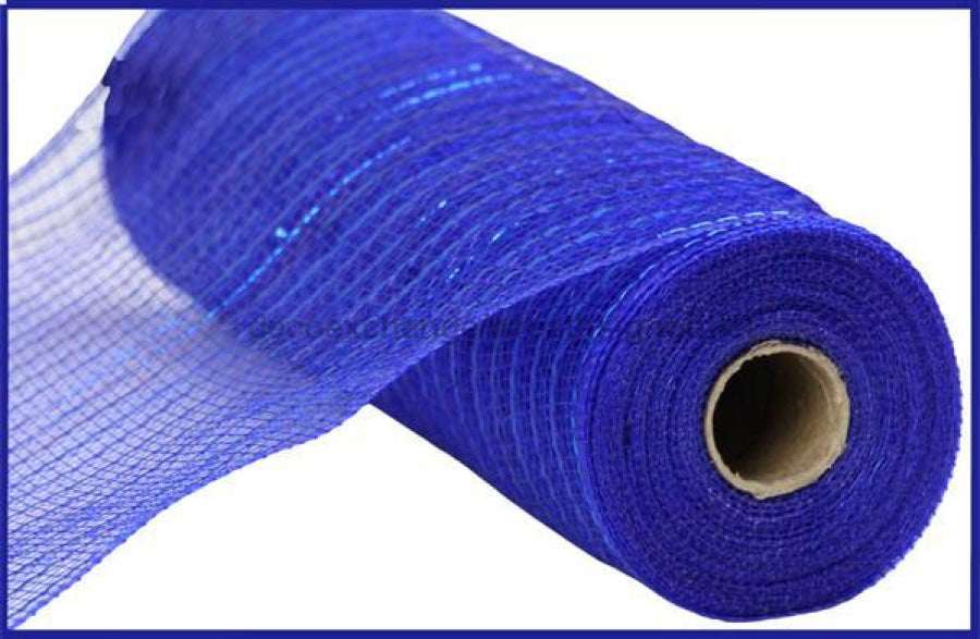 10.25’X10Yd Matte Wide Foil Mesh Royal Blue Ry850025