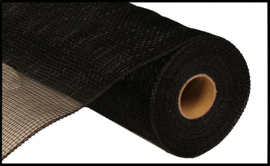 10.25"X10Yd Mesh Black RE130202 - DecoExchange