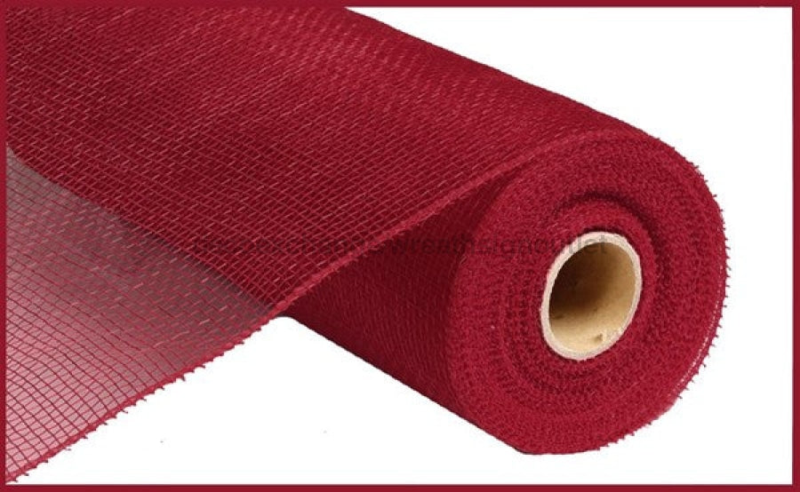 10.25"X10Yd Mesh Burgundy RE130205 - DecoExchange