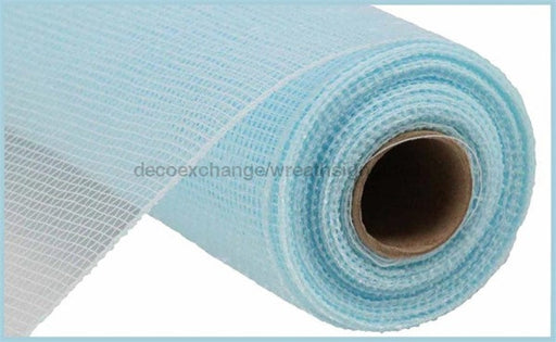 10.25"X10Yd Mesh Light Blue RE130214 - DecoExchange