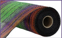 10.25X10Yd Metallic/Matte Ombre Mesh Lime/Purple/Orange/Black Ry861176