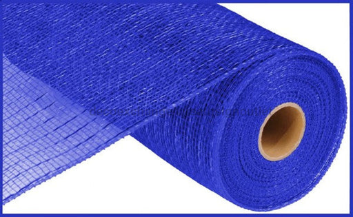 10.25"X10Yd Metallic Mesh Royal Blue W/Blue Foil RE130125 - DecoExchange