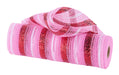 10.25"X10Yd Poly/Faux Jute/Metallic Mesh Lt Pink/Red/White RY8020AF - DecoExchange