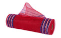 10.25’’X10Yd Tinsel/Foil Wide Border Mesh Red/White/Blue RY8506H3 Mesh