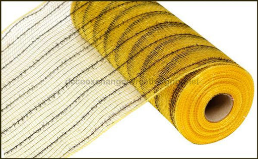 10.25X10Yd Tinsel/pp/foil Mesh Gold/black Ry840072