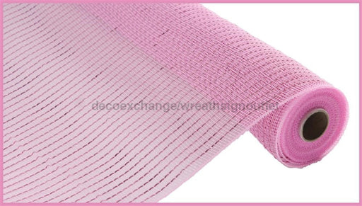 10.25"X10Yd Wide Foil Mesh Pink W/Pink Foil RE136622 - DecoExchange