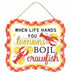 10.5L Life Lemons Crawfish Sign Black/White/Red/Yellow Ap7345 Mesh