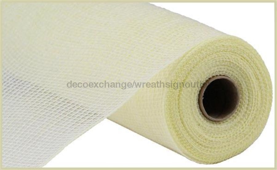 10.5"X10Yd Faux Jute/Pp Stripe Cream/White RY831283 - DecoExchange