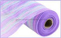 10.5"x10Yd Mini Stripe Mesh Lavender/Mint/Lt Pink RY8340AR - DecoExchange