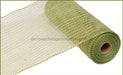 10.5"X10YD POLY/JUTE MESH Moss / Apple Green / Natural RY800532 - DecoExchange