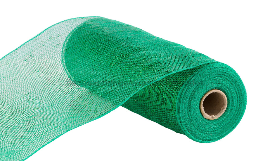 10.5’X10Yd Thin Laser Foil Mesh Emerald Green Ry861306